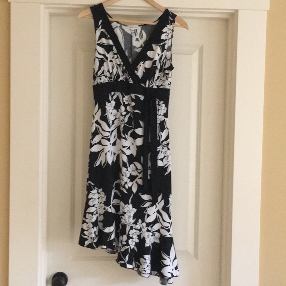 Black and white dress